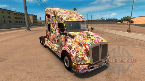Etiqueta engomada de la Bomba скин для Kenworth T680