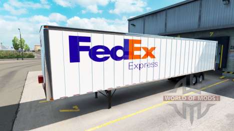Pieles de UPS y FedEx para remolques