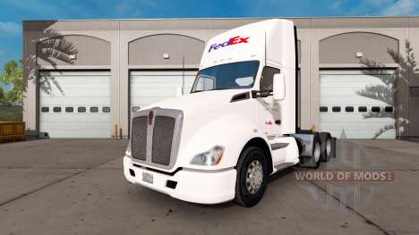 FedEx piel para el Kenworth tractor