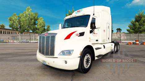Wallbert de la piel para el camión Peterbilt