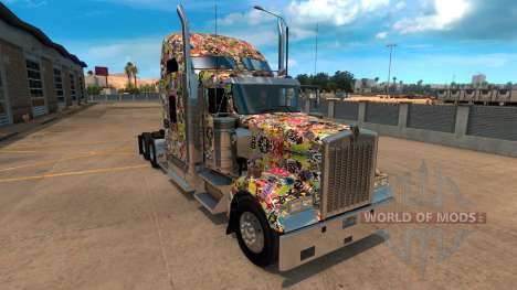 Etiqueta engomada de la Bomba скин для Kenworth W900