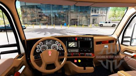 Brown interior Kenworth T680