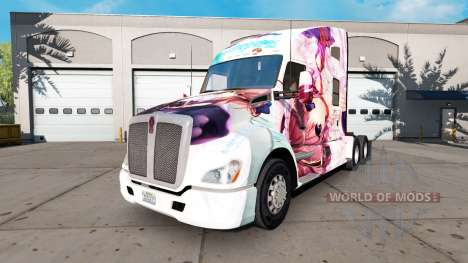 La piel Hanamiya Nagisa en un Kenworth tractor
