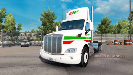 Consildated de la piel para el camión Peterbilt 579 Día de la Cabina