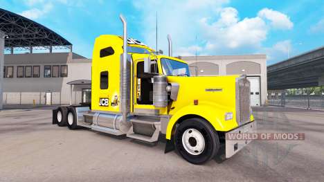 La piel tractor JCB Kenworth W900