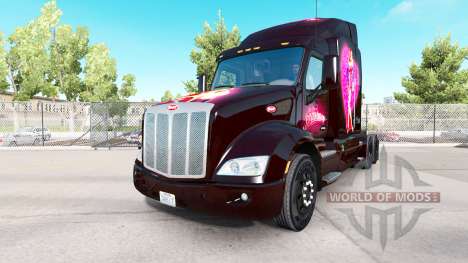La piel Roger Rabbit Jessica en el Peterbilt tractor