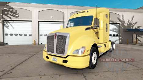 La piel CRST en camión Kenworth