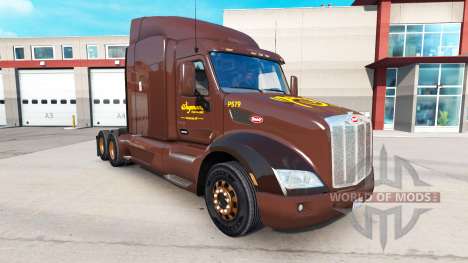 La piel de Wegmans en los tractores Peterbilt y Kenworth