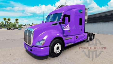 La piel de Contracción en un Kenworth tractor