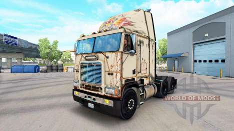 La piel Absoluta Badass en el camión Freightliner FLB