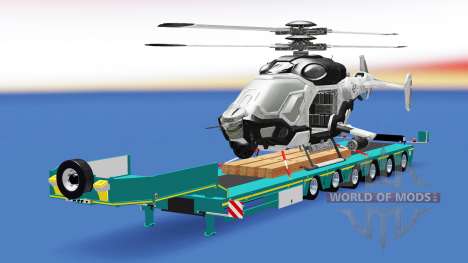 Baja de barrido con una carga de helicópteros AH-50 C. E. L.