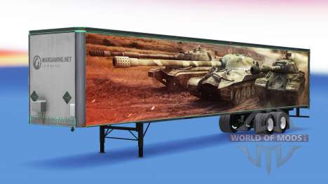 La piel de World of Tanks en el remolque