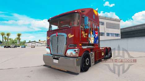 La piel RM Williams en el tractor Kenworth K200