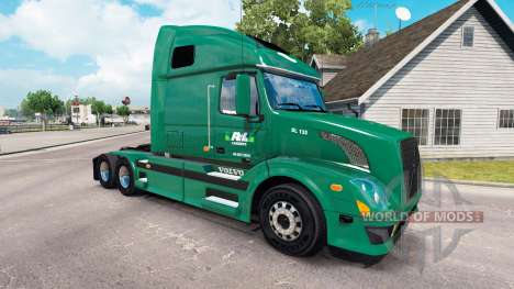 La piel R-L Transportistas en el camión Volvo VNL 670