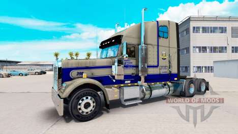 La piel Leavitts en el camión Freightliner Classic XL