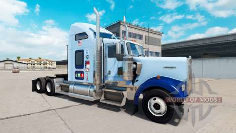 La piel de la UNC Tarheel v1.01 en el camión Kenworth W900