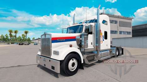 Serbia piel para el Kenworth W900 tractor