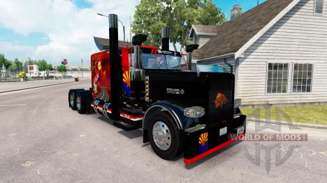 La piel de Arizona, estados UNIDOS para el camión Peterbilt 389