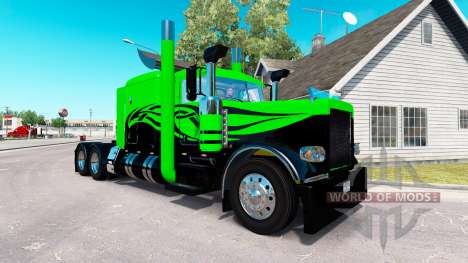 La piel para el camión Peterbilt 389