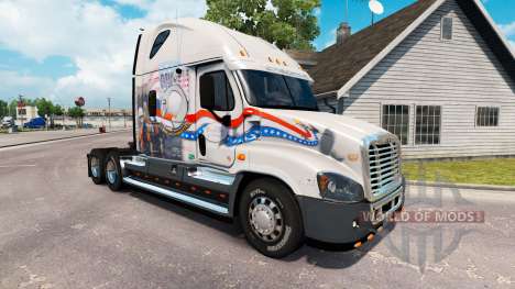 Скин Bay Y la Bahía de POW MIA на Freightliner Cascadia