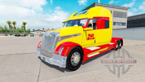 La piel de DHL para un camión Concepto de camión 2020