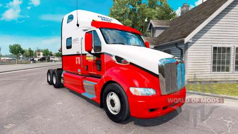 La piel de Arnold Bros tractor Peterbilt 387