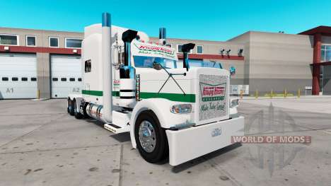La piel de Krispy Kreme para el camión Peterbilt 389