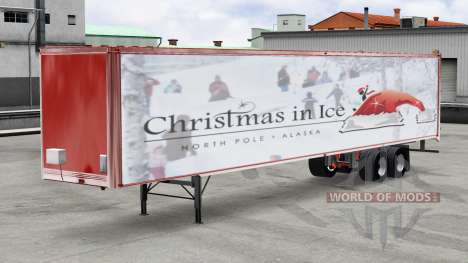 Una colección de pieles de Navidad v2.0 en el semi-remolque