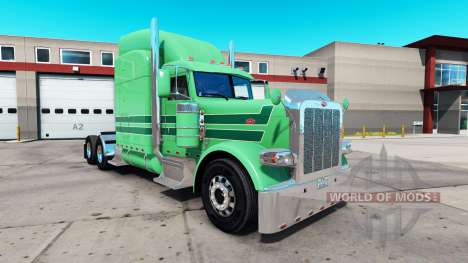 La piel de A. J. López para el camión Peterbilt 389