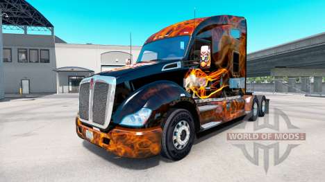La piel de Harley-Davidson de camiones en Kenworth T680
