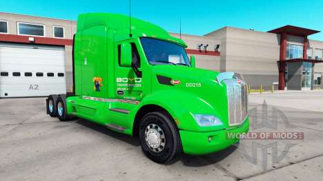 Boyd Transporte de la piel para el camión Peterbilt 579 Boyd Transporte de la piel para el camión Peterbilt 579