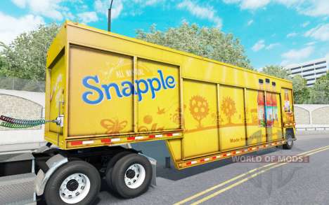 Semi-remolque para el transporte de bebidas Mickey Semi-remolque para el transporte de bebidas Mickey