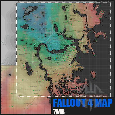 mapa Detallado Fallout 4