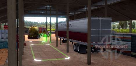 Cisne parkplatz dans American Truck Simulator