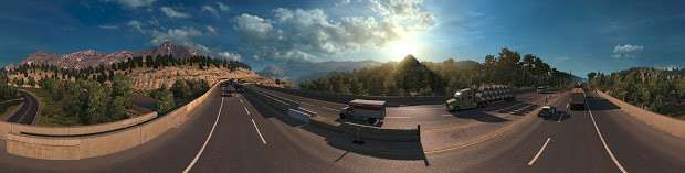 American Truck Simulator - carretera panorama