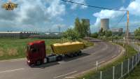 las Excelentes vistas de la estación de energía nuclear en Euro Truck Simulator 2