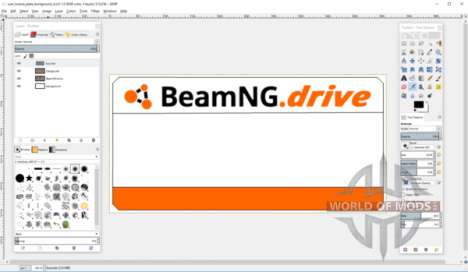 Crear plantilla de la placa de licencia para BeamNG Drive