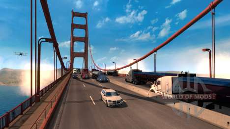El cambiar la escala de la American Truck Simulator juego de mundo