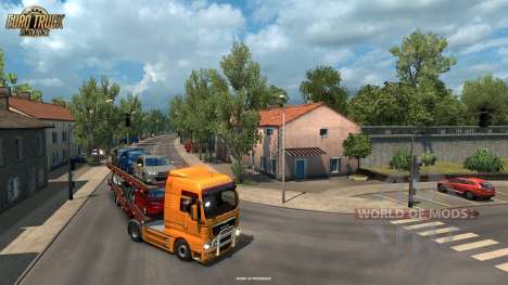 Estrechas barras de La Rochelle desde el Vive La France actualización para Euro Truck Simulator 2