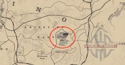 Treasure map Red Dead Redemption 2