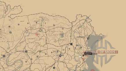 Treasure map Red Dead Redemption 2