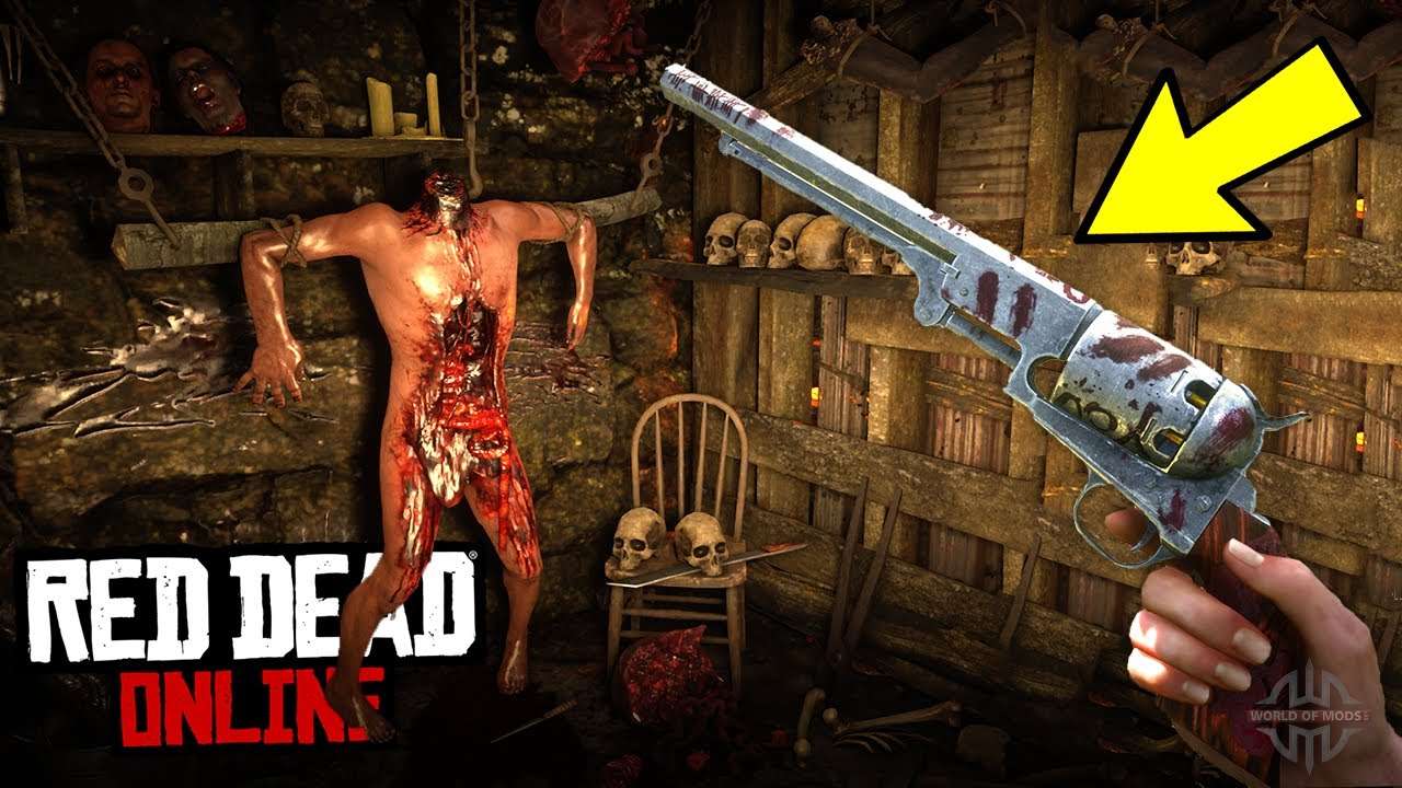 Un loco y un asesino en serie en la Red Dead Redemption 2 - huevos