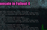 Consola en Fallout 4