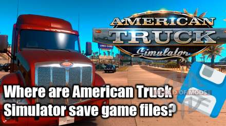 Dónde encontrar American Truck Simulator guardar archivos?