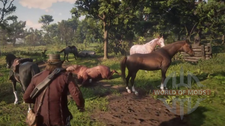 Red Dead Redemption 2 - cómo guardar un caballo de la muerte