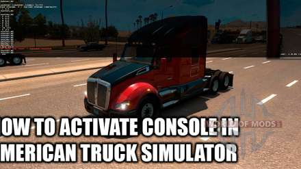 American Truck Simulator - de lo que el juego de la consola y el modo de desarrollador es capaz de?