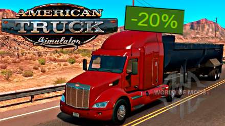 American Truck Simulator 20% de descuento en Steam