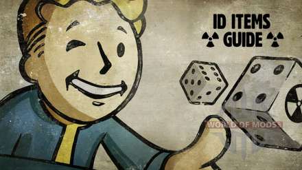 Una lista de los Identificadores de los principales Fallout 4 artículos de la ropa, armadura, municiones, medicinas y drogas