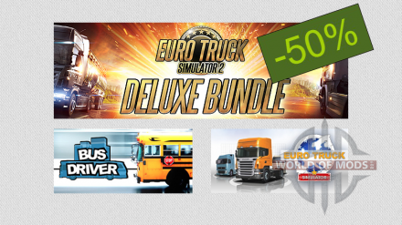 Euro Truck Simulator 2 - Deluxe Bundle 50% de descuento